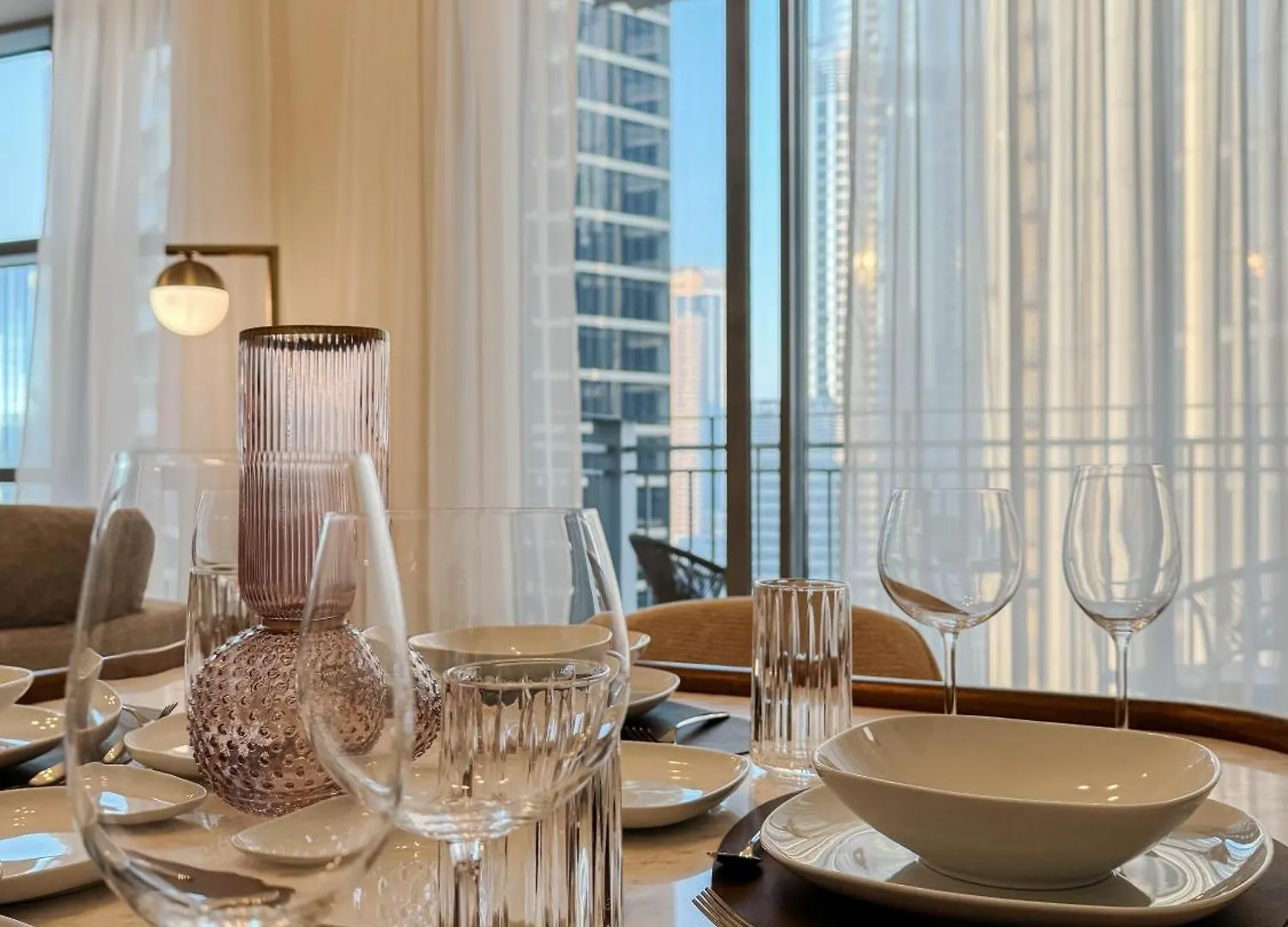 Downtown 2 Bedroom Burj Khalifa & Fountains Views 8 Min From Dubai Mall Apartment